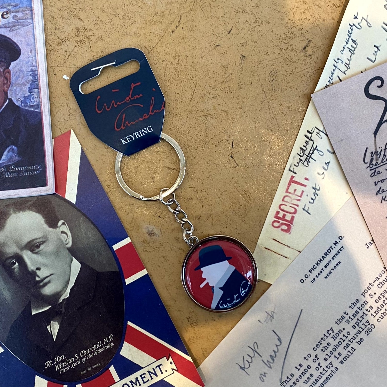 Churchill Key Ring