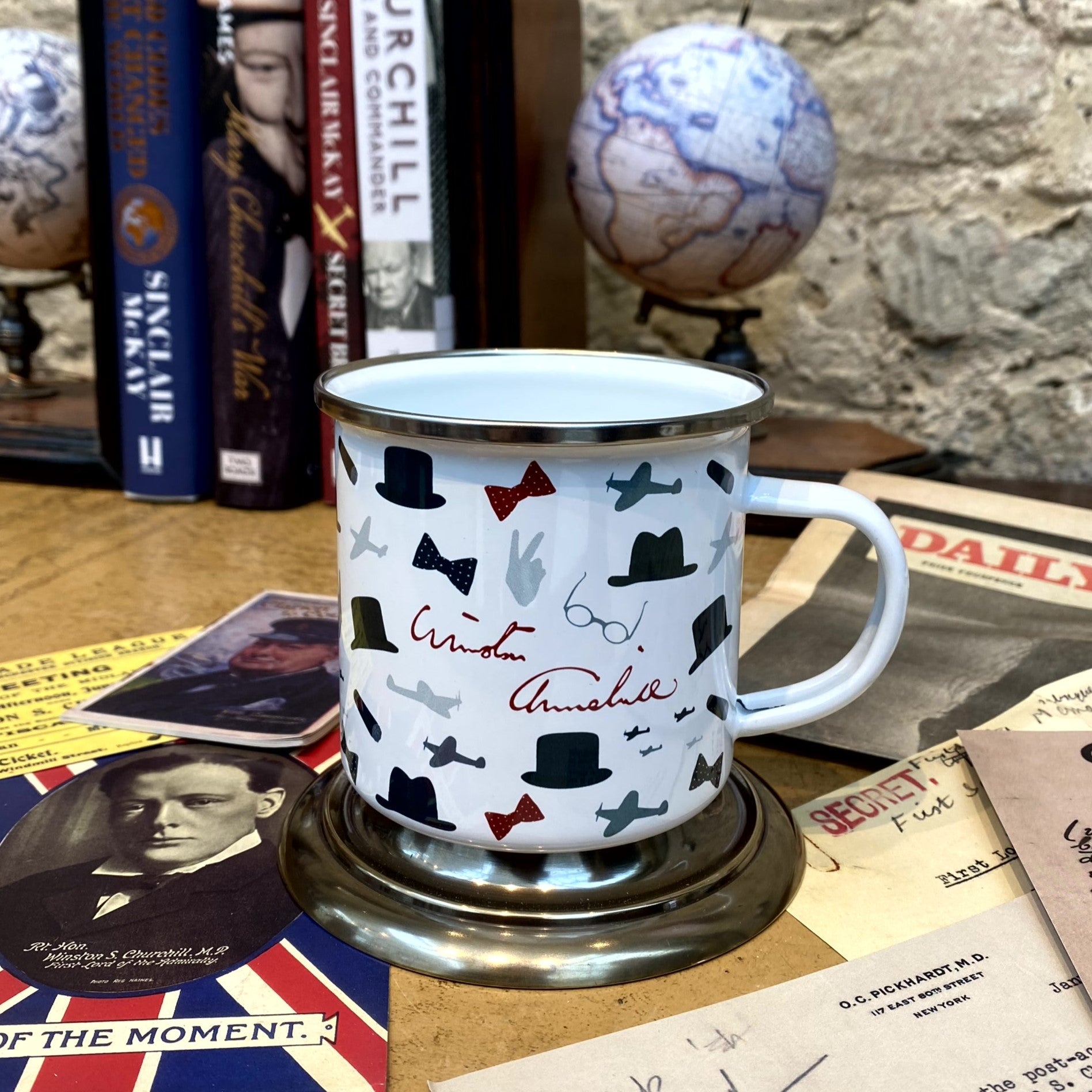 Churchill Enamel Mug