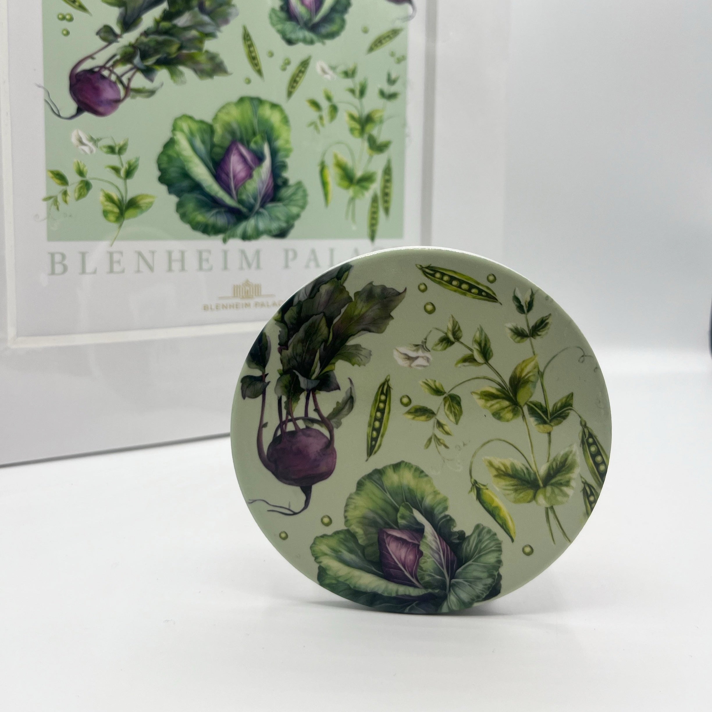 Cabbage Print Coaster