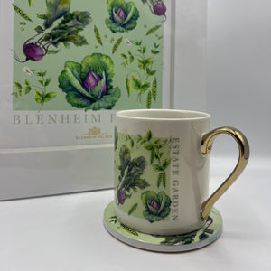 Cabbage Print Bone China Mug