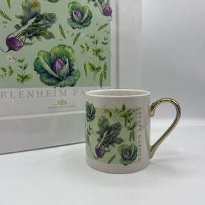 Cabbage Print Bone China Mug