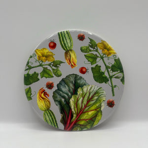 Courgette Print Trivet Tray