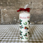 Load image into Gallery viewer, Holly &amp; Robin Pillar Candle
