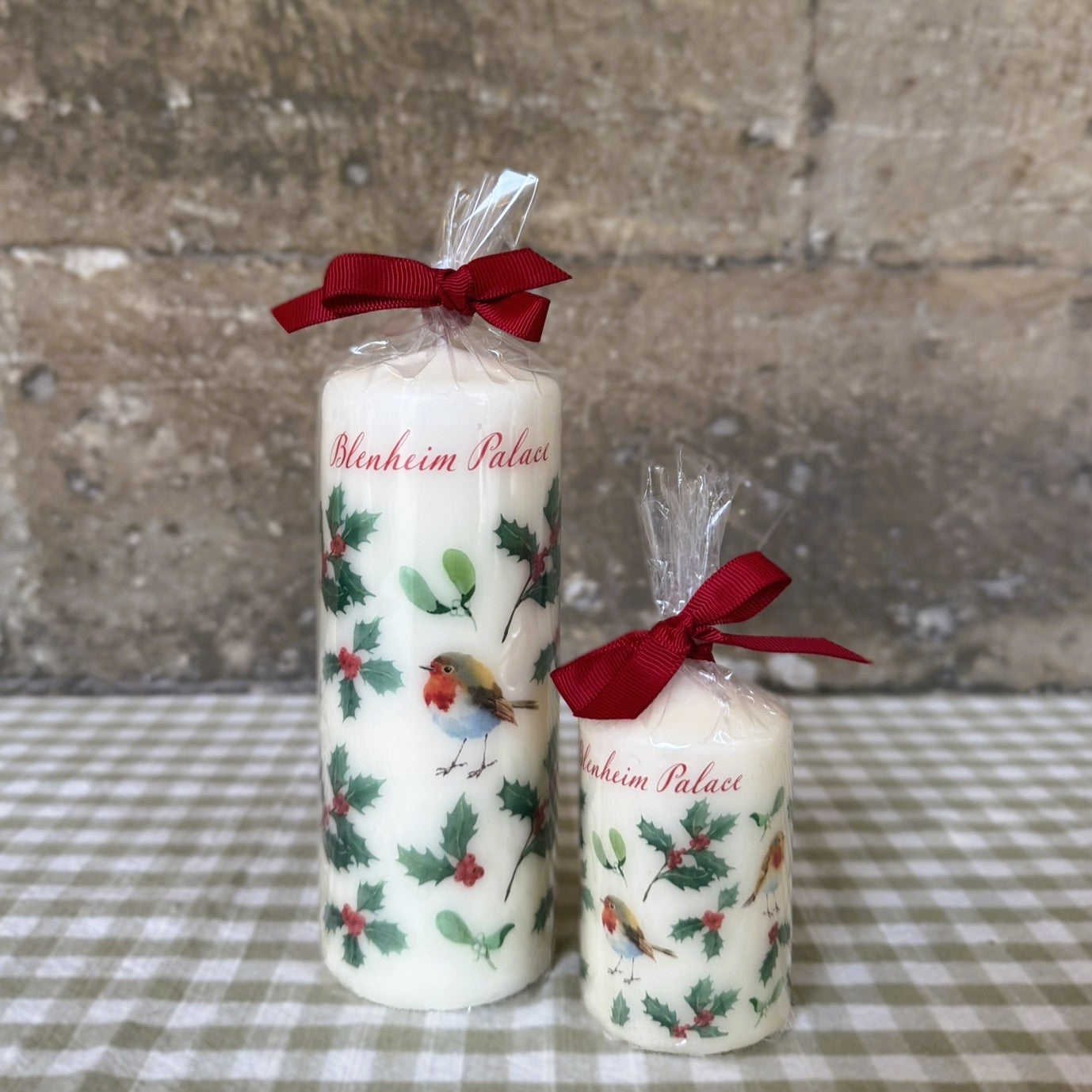 Holly & Robin Mini Candle