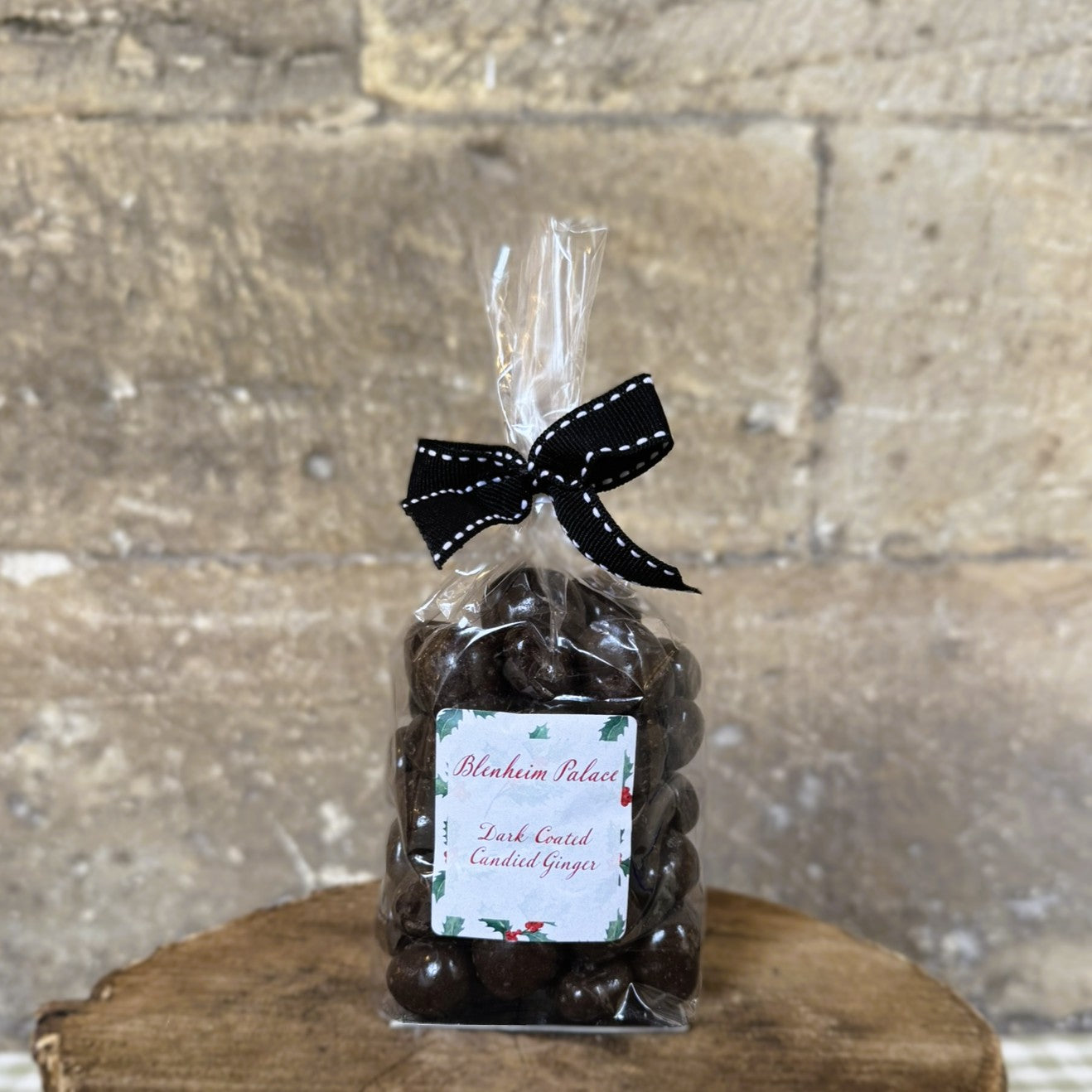 Holly & Robin Dark Coated Candies Ginger 200g