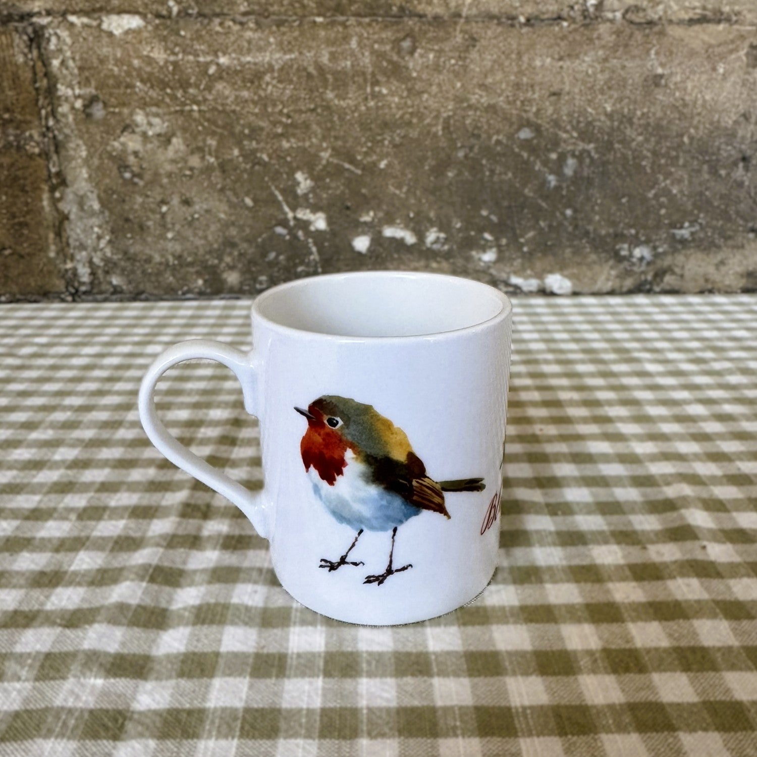 Holly & Robin Illustration Mug