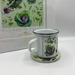 Load image into Gallery viewer, Cabbage Print Enamel Mug
