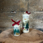 Load image into Gallery viewer, Jessica Hogarth Christmas Pillar Candle
