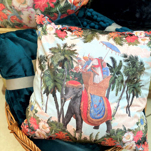 Indian Room Elephant Cushion