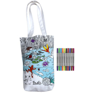 Pond Life Colour-in Bag